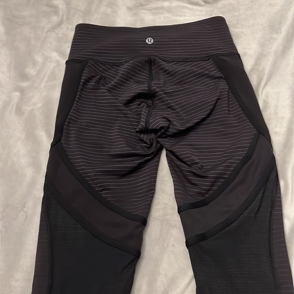 COPY - RARE Lululemon Conduit Tights Stripe Leggings size 4 - Picture 8 of 10